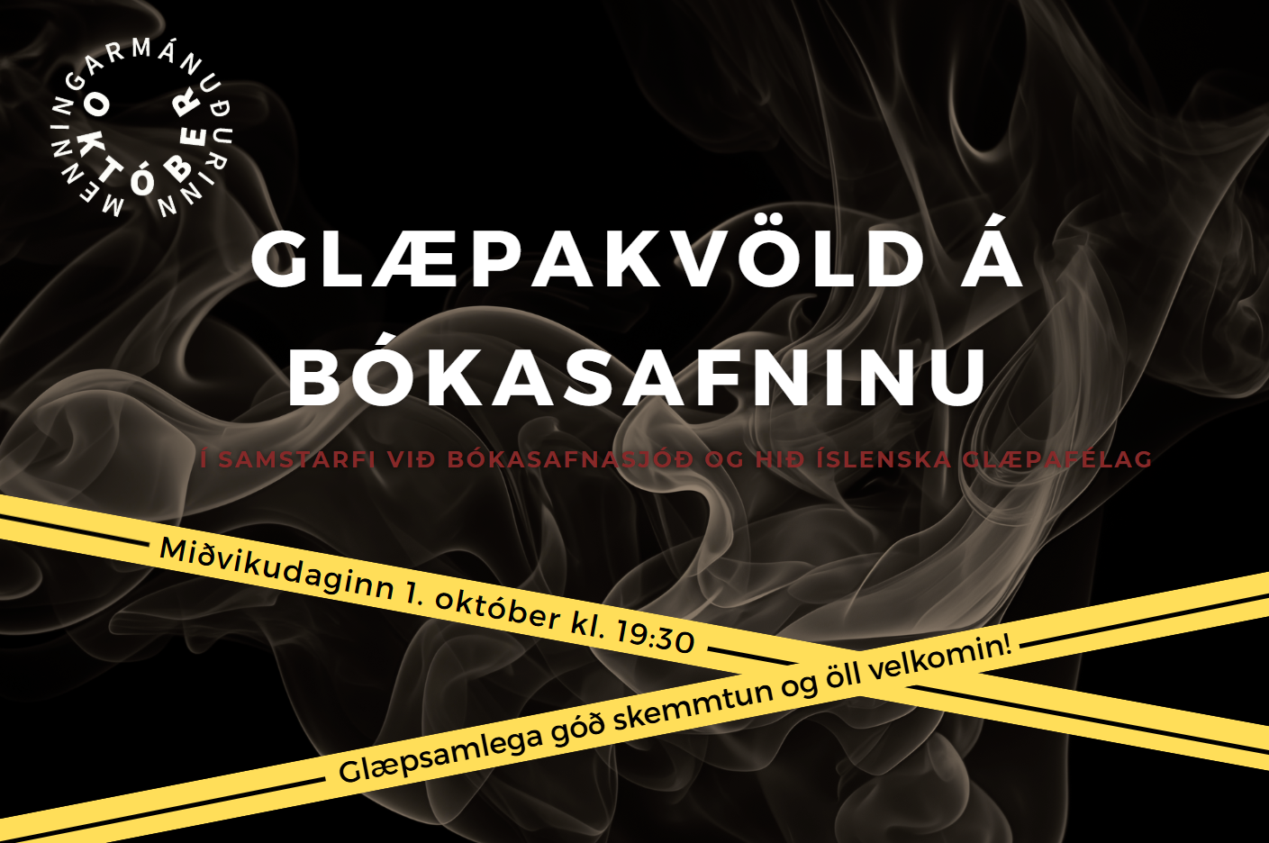 Read more about the article Glæpakvöld á Bókasafninu