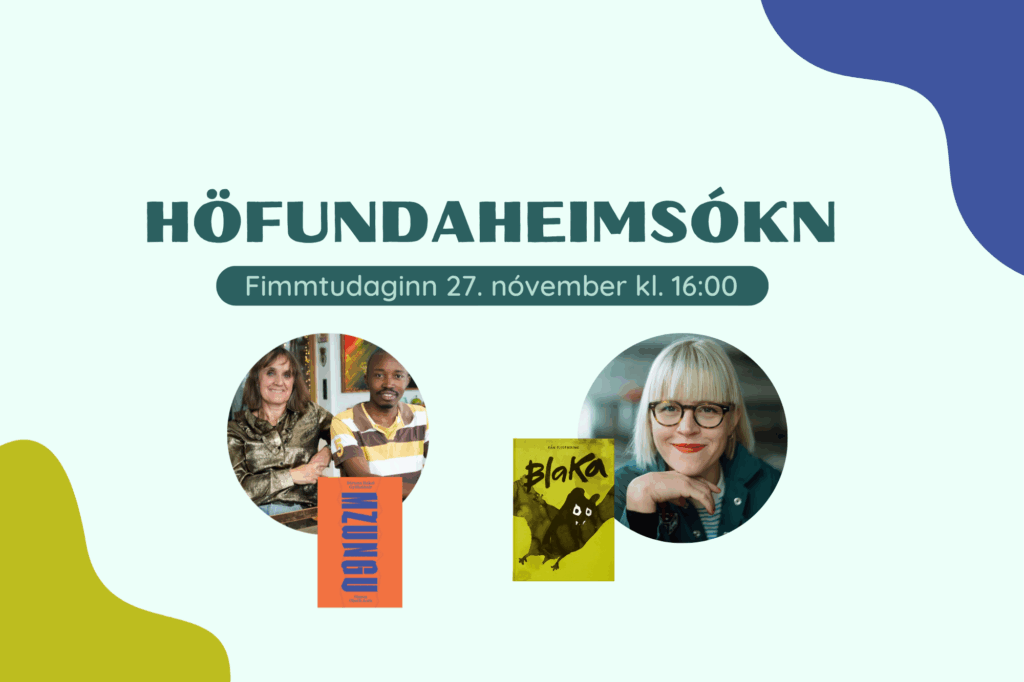 Höfundaheimsókn fimmtudaginn 27. nóvember kl.16:30