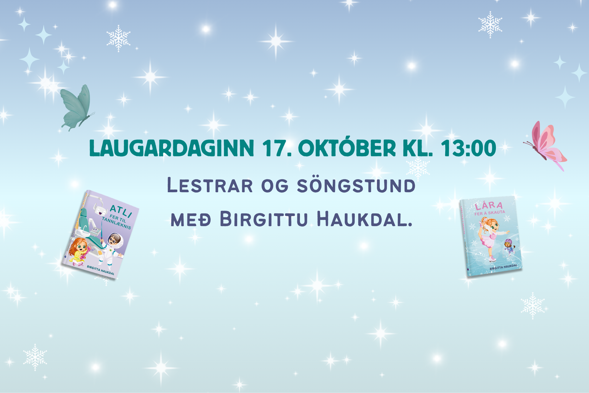 You are currently viewing Lestrar og söngstund laugardaginn 17.október kl. 13:00